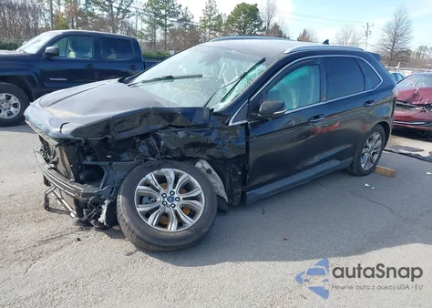 2019 Ford Edge Titanium z USA, uszkodzony, nr VIN 2FMPK4K96KBC37276